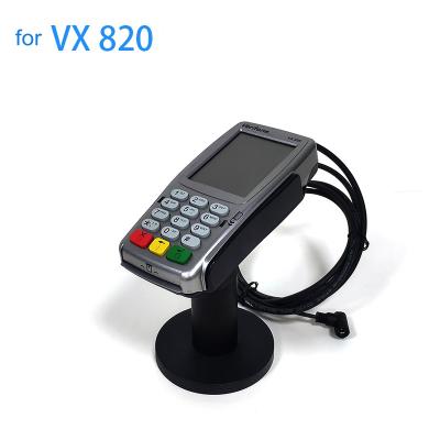 China 270 Degree Revolving Customized Adjustable Rotating POS Device Holder Desktop Credit Card Terminal Holder For VX820 for sale