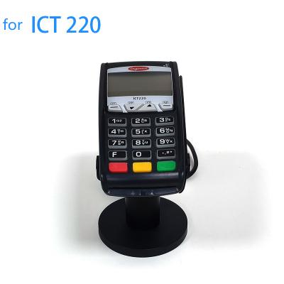 China 270 Degree Rotating For Mental Display POS ICT220 Card Bracket Holder Terminal Black Plastic Price for sale