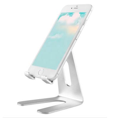 China 2021 Mobile Aluminum Alloy New Product Ideas Unique Universal Aluminum Stand Tablet And Mobile Phone Stand for sale