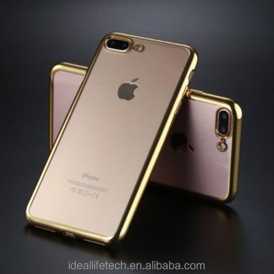 China Slim Plated TPU Mobile Phone Cover For Iphone 7 Plus for sale