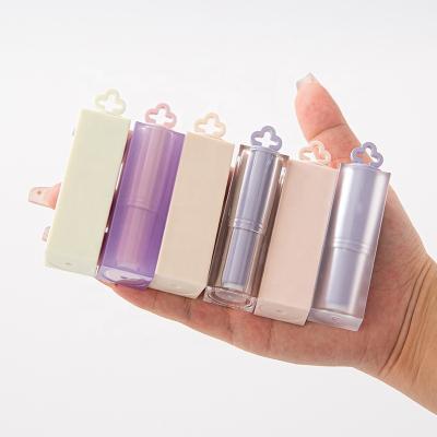 China Cosmetic Lipgloss Tube Containers Square Macaron Color Lipstick Tube Empty Matte Lipstick Container Wholesale Bulk Lipstick Tubes for sale