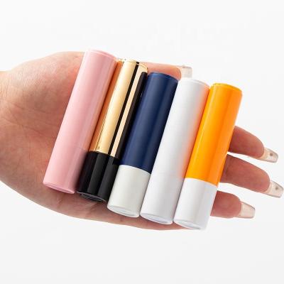 China Cosmetic Lipgloss Tube Containers Wholesale Cheap Plastic Round Custom Lipstick Containers Empty Tubes Lip Balm Tube for sale