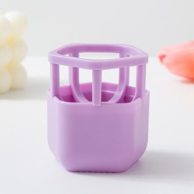 China Beauty Egg Holder Makeup Organizer Makeup Sponge Puff Display Stand Plastic Beauty Egg Storage Rack Drying Rack Egg Holder for sale