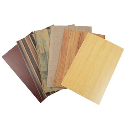 China Modern high quality white glossy decorative HPL laminated board plastic plywood sheet with best price for sale