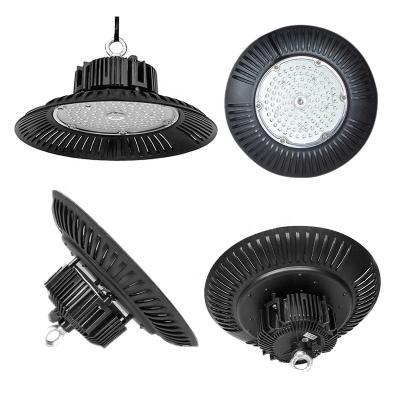 China Warehouses warehouse lamp 50W 100W 150W 200W dimmable UFO led high bay light for sale