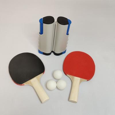 China Good Quality Professional Manufacture Good Quality Cheap Pinpong Table Tennis Racket Net Set for sale