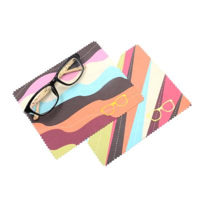 China Eco-friendly Microfiber Cloth Eyewear Glasses Sunglasses Accessories Glass Screen Glasses Cleaner Cleaning Cloth for sale