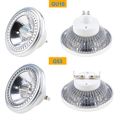 China Hotel Energy Saving AR111 15W COB LED Spotlight LED Downlight GU10 G53 AR111 Aluminum Bulb Light Dimmable Led Lamp for sale