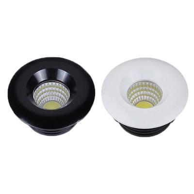 China Factory Supply Embeded Aluminum 3W Recessed Cob Led Downlight Mini Spotlight Dimmable Indoor Round LED Down Light for sale