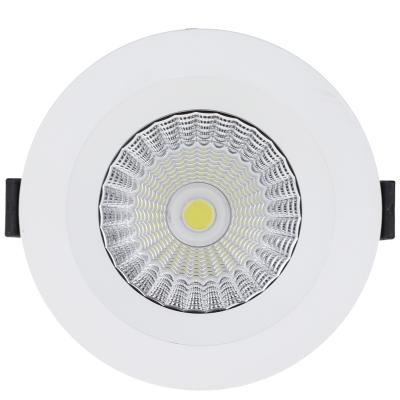 China Embeded High Power Bathroom Downlight 12W 15W 18W 20W 25W 30W 45W 50W Embedded Round COB Downlight Waterproof IP65 Dimmable Downlight for sale