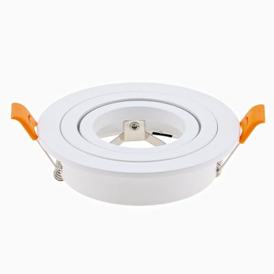 China Hotel China Factory Round Spotlight Aluminum Frame GU10 MR16 Lamp Fitting Led Spot Light Holder for sale