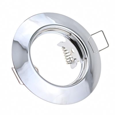 China Wholesale Price Hotel Round Recessed Downlight Mr16 Gu10 Mounting Frame Led Spotlight Fittings for sale