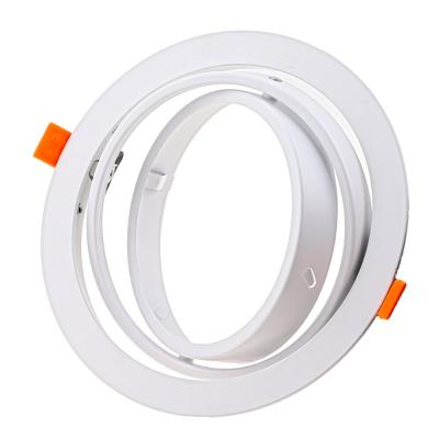 China Desktop AR111 Adjustable Ceiling Light Fixture Round Downlight Housing AR111 Fixture for sale