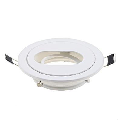 China LED Lamp Housing Recessed Downlight Lamp GU10 Fitting Empty Led Ceiling LED Spot Lamp Fitting Frame GU10 for sale