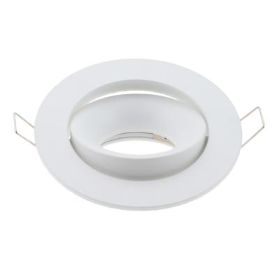 China LED Lamp Housing Round GU10 Led Spotlight MR16 Ceiling Lights Frame LED Spot Downlight Trims for sale