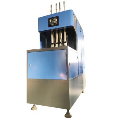 China 2000bph Semi Automatic PET Bottle Blowing Machine with SMC Rotary Cylinder 4 Cavities for sale