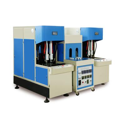 China Siemens PLC 2 Cavity Semi Auto Blow Molding Machine for Plastic Bottle Production for sale