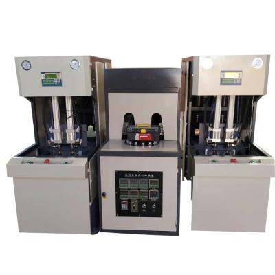 China 15 Kw Power Semi Auto Automatic Stretch Blow Blowing Molding Machine For PET Bottle for sale