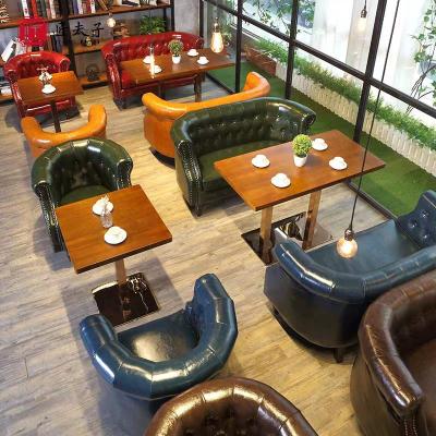 China Contemporary Restaurant Booth Chesterfield Design Restaurant Sofa Restaurant Furniture Sofa And Table Set for sale