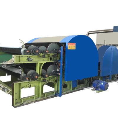 China Factory recycle polyester staple fiber carding machine automatic gule free wadding production line for sale