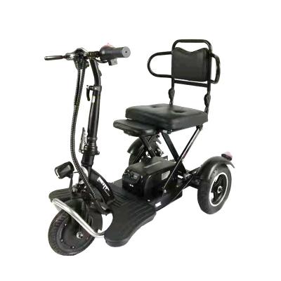 China Passenger 360 Degree Swivel Luxury Leather Seats Adult Battery Operated Tricycle 3 Wheel Electric Scooter Bikes 3 Wheel Electric Bicycle for sale