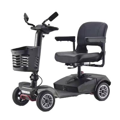 China Disabled Passenger Lithium Batteries Fold Easy To Carry 4 Wheel Electric Scooter Electric Bike for sale