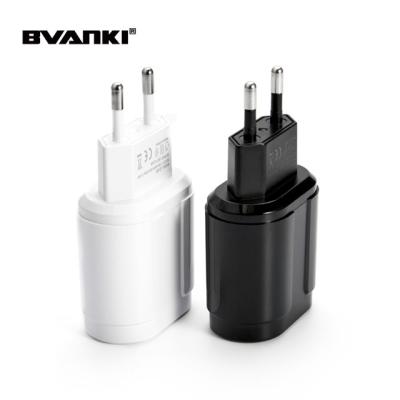 China Wholesale 100v 2.4A Mobile Phone Dual Usb Mobile Phone Charger With 2 USB Ports for sale