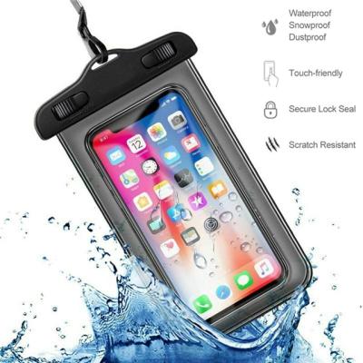 China Waterproof Portable Waterproof Cell Phone Bag PVC Sports Water Resistant Case Swimming Bag For Pool Beach Swimming for sale