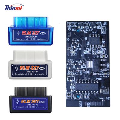 China All OBDII Protocol Vehicle Auto Diagnostic Tool Thinmi Mini Elm 327-C bt4.0 V2.1 OBD2 Diagnostic Tool OBD2 Diagnostic Tool Elm 327 for sale