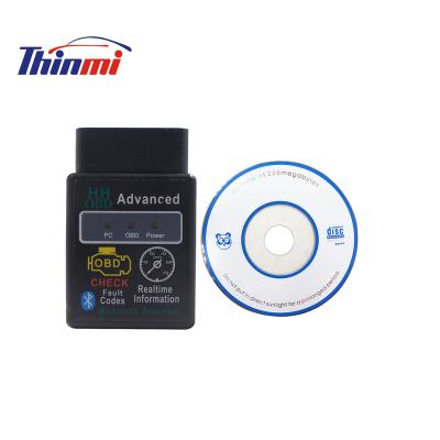 China All Vehicle Support ELM327 BT HH OBD Obdii OBD Elm327 BT2.0 OBDII Protocol Car Diagnostic Tool Code Reader Elm327 OBD2 Auto Scanner for sale