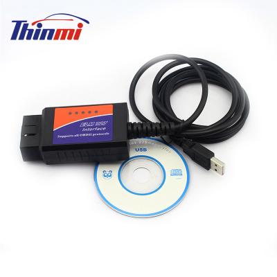 China All MINI USB V1.5 OBD2 Universal OBDII Vehicles Diagnostic Scanner Code Reader OBD II Compliant ELM327 USB Interface No Switch Button DiagnosticTool for sale