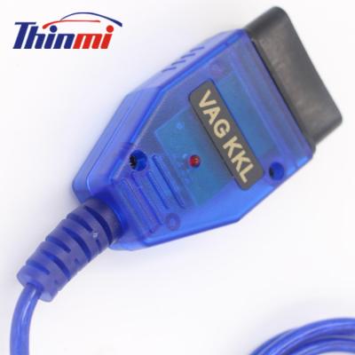 China All Vehicle OBDII Protocol VAG-COM KKL 409.1 OBD2 USB Cable For Seat Diagnostic Tools Car For Audi VAG Volkswagen Skoda for sale