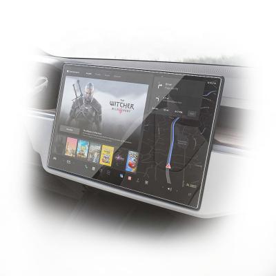 China Anti-glare navigation screen protective screen anti-glare navigation display car film for Tesla Model X 2021 2022 for sale