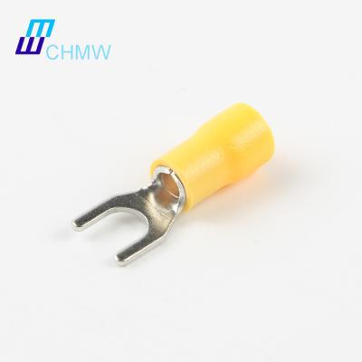 China Cooper Wholesale Cable Lugs Quality Insulated Crimp Type Fork Insulate Terminal for sale