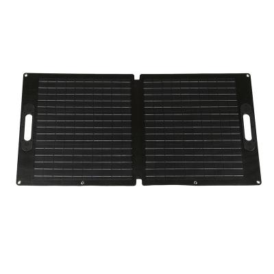 China Outdoor 80W 120W Outdoor Power Charging Solar Panel Portable Foldable Solar Panel for sale