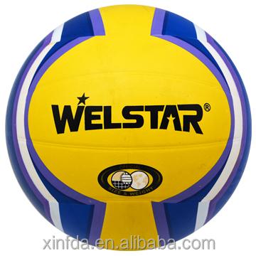 China New Design Hot Sale Volleyball Volleyball Custom Logo Rubber Volleyball For School Training 5#/1# for sale