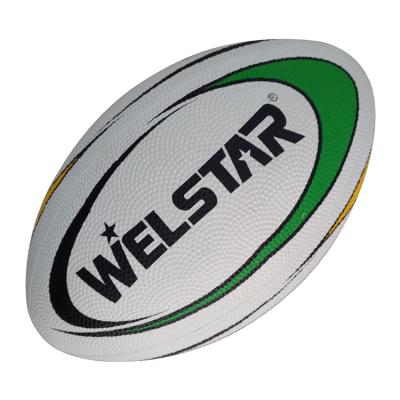 China 2021 new design training rubber rugby ball for promotion or american football rubber gift for sale