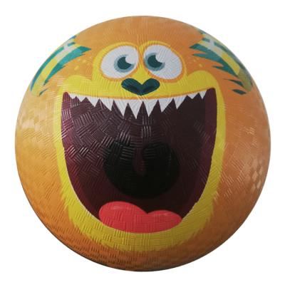 China Sports Toy Kids Toy Ball Customized Full Rubber Printing Kick Ball Playground Ball for sale