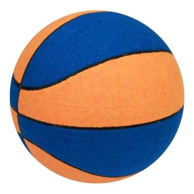 China Pet Toy Good Quality Double Color Customize Big Inflatable Tennis Ball Whip Basketball Design for sale