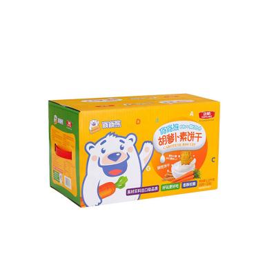 China Carotene Bear Kids Cookie Natural Healthy And Delicious Crispy Snacks For Kids for sale