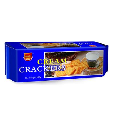 China Wholesale High Quality Crispy Cookie 200g Delicious Flavor Low Salt Cream Cookie Gluten Free for sale