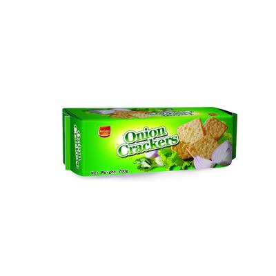 China China Wholesale Price Biscuits Gluten Free Onion Salt Soda Biscuits for sale