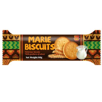 China Gluten Free Premium Delicious Taste Salt And Sweet Round Shape Marie Breakfast Cookies Biscuit Cookie for sale