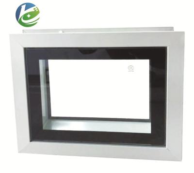 China Building Material Stores Wholesale Price Visible Double Glazed Tempered Glass Eye Window For Clean Room for sale