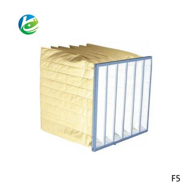 China Building Material Stores Air Filter Media Manufacturer Supply F5-F9 Pocket Dust Bag Filter Media for sale