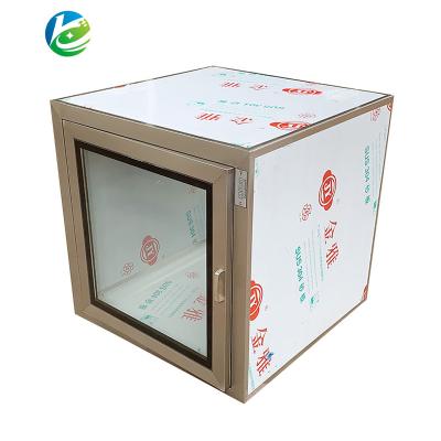 China Building Material Stores Laminar Air Circulation Transfer Window Pharmaceutical Pass Box for sale