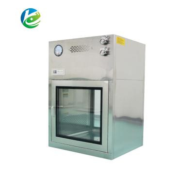 China Building Material Stores Best Selling Customized Laminar Air Flow Transfer Window Pharmaceutical Pass Box for sale