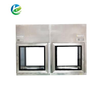 China Building Material Shops Laminar Air Flow Transfer Window Hot Sale Customized Pharmaceutical Pass Box for sale