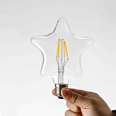 China XHL-LED G95 five star spiral filament bulb 4w base E26/E27 residential acute factory hot sale led globe bulb for sale