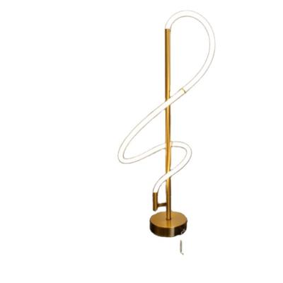 China DIY Modern Brass Floor Lamp Living Room Attic Floor Light Flexible Standard for sale